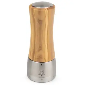 Comparateur de prix : PEUGEOT Moulin à sel 16 cm en bois d'olivier Madras u'Select - - Marron - Bois