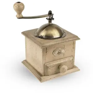 Comparateur de prix : Peugeot - Antique Moulin à café manuel en bois finition antiquaire 21 cm