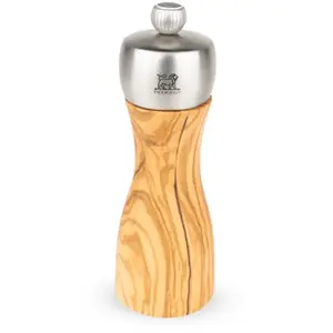 Comparateur de prix : Peugeot - Fidji Moulin à sel manuel en bois d'olivier et inox 15cm