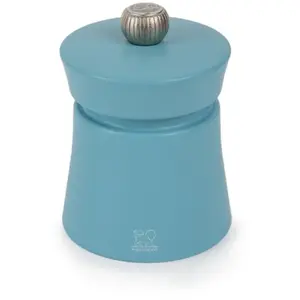 Peugeot Moulin à sel manuel en bois couleur bleu ciel 8 cm baya pas cher