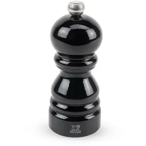 Comparateur de prix : Paris Moulin à sel manuel en bois laqué noir 12 cm Peugeot
