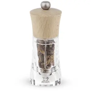 Peugeot - Oléron Moulin à piment manuel en bois et acryl naturel 14 cm pas cher