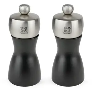 Comparateur de prix : Peugeot Duo Fidji Moulins à Sel et à Poivre Bois Noir 12 cm (2/21283)