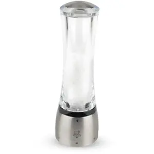 Peugeot - Daman Moulin à sel manuel en acryl et inox u'Select 21 cm pas cher
