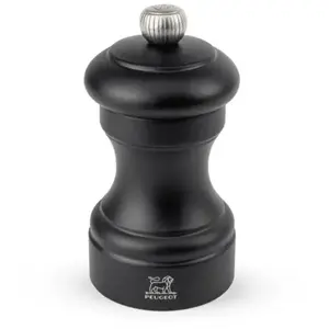 Comparateur de prix : Bistro Moulin à sel manuel en bois couleur noir mat 10 cm Peugeot