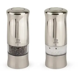 Duo moulins à sel et poivre électriques Zeli en ABS 14 cm Peugeot