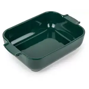 Comparateur de prix : Appolia Plat four céramique rectangle vert forêt 25 cm - 10in Peugeot