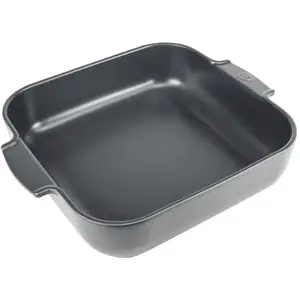Appolia Plat four céramique carré ardoise 36 cm - 14' Peugeot pas cher