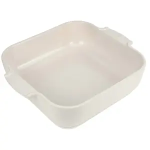 Comparateur de prix : Peugeot - Plat four céramique carré écru 28 cm - 11'