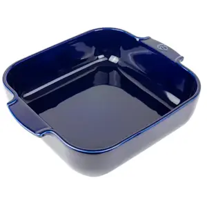 Comparateur de prix : Appolia Plat four céramique carré bleu profond 28 cm - 11' Peugeot