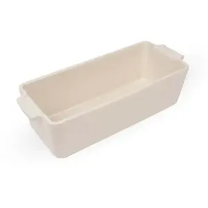 Comparateur de prix : Peugeot Moule À Cake Céramique Appolia Écru 31 Cm Peugeot
