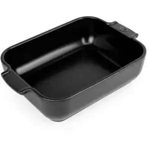 Comparateur de prix : Plat au four PEUGEOT Appolia rectangulaire 25 cm Noir Satin