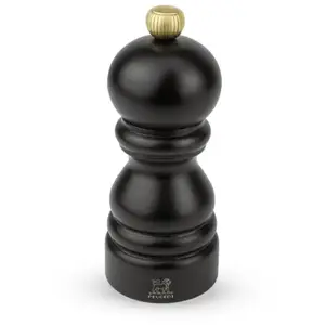 Comparateur de prix : Paris Moulin à sel manuel en bois couleur chocolat 12 cm Peugeot