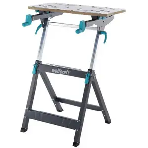 Etabli de serrage WOLFCRAFT 6871000 MASTER 750 ERGO - Hauteur réglable pas cher