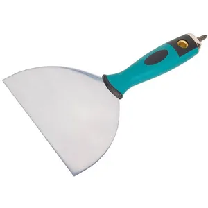 wolfcraft 4047000 spatule large professionnel poignée + embout, Noir pas cher