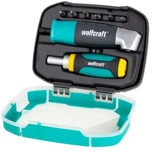 Wolfcraft Coffret de vissage d'angle WOLFCRAFT 1001000 8 pièces pas cher