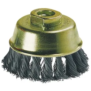 WOLFCRAFT Brosse soucoupe ø 75mm pour meuleuses pas cher
