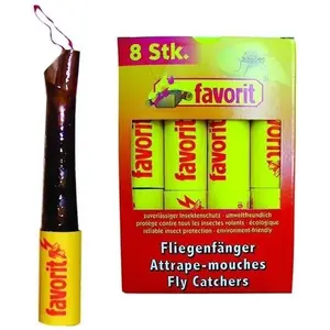 Comparateur de prix : FANTAISIE Bande adhésive attrape-mouches - lot de 8