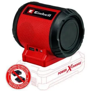 Comparateur de prix : Einhell Power X-Change TC-SR 18 Li BT - Solo Enceinte Bluetooth AUX, USB rouge