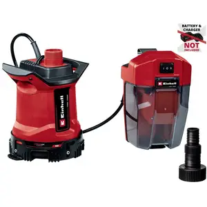 Comparateur de prix : Einhell Pompe d'évacuation pour eaux chargées sans fil GE-DP 18/25 LL Li - Solo