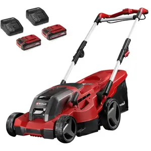 Einhell Cordless Lawn Mower Set Ge-Cm 36/37 Li, 36 Volt (2x18 V) (Red/... pas cher