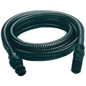 Comparateur de prix : Einhell - Tuyau d'aspiration noir 4 mètres avec embouts en pvc