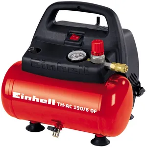 Compresseur d'air Einhell TH-AC 190/6 OF - 6L - 8 bar - 220 L/min pas cher