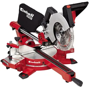 Comparateur de prix : EINHELL Scie à onglet radiale 210mm 1600W TE-SM 2131 Dual lame 48 dents