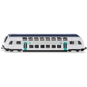 Comparateur de prix : Train à deux étages SIKU - Jouet pour enfant - Blanc et bleu - Echelle 1/87ème