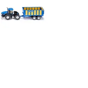 Comparateur de prix : Tracteur New Holland avec Remorque d'Ensilage - SIKU - Echelle 1/50ème