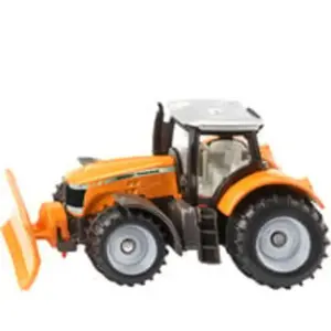 Tracteur modèle réduit Siku Massey Ferguson avec lame de déneigement pas cher