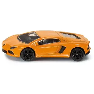 SIKU Blister Lamborghini 1449 Lambourghini Die Cast Miniature, Orange pas cher
