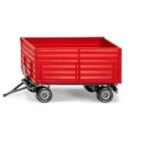 Comparateur de prix : Siku remorque à deux essieux 18,5 cm acier rouge/noir (2898)