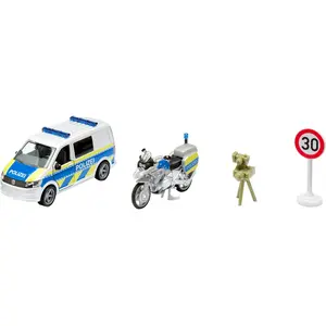 Siku VW T6 mit BMW Polizeimotorrad pas cher