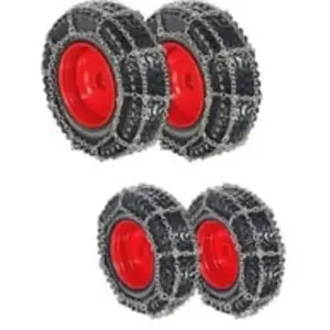 Wiking Set De Pneus Avec Chaines À Neige Pour Fendt 828-Wiking