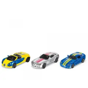 Comparateur de prix : Siku coffret cadeau voiture de sport 17 cm acier bleu/jaune/argent 3 pièces (6323)