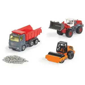 Comparateur de prix : Siku 6329 Coffret cadeau ouvriers routiers 4 pièces - Siku 6329