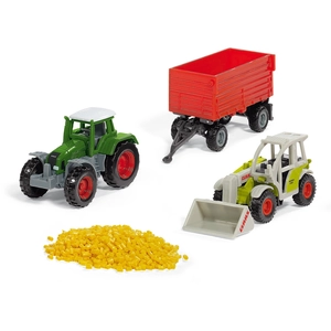 Coffret Agricole - SIKU - Véhicule Miniature - 4 Pièces pas cher