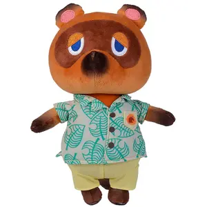 Simba Peluche Nicotoy Animal Crossing Tom Nook 25 cm pas cher