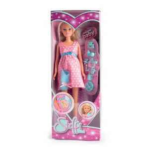 Comparateur de prix : Poupée Smoby Steffi Love - Enceinte Rose 32,5x6x12 cm A2201476
