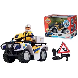 Simba Quad de policier Smoby et figurine Sam le Pompier pas cher