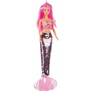 Comparateur de prix : Smoby Steffi Love Sl Sirene Sequins Asst