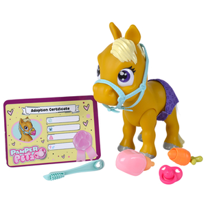 Comparateur de prix : Simba Pamper Petz Pony Figurine poney interactive + accessoires Diaper Gang