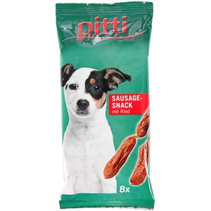 8 Snack au boeuf Pitti Sausage - Friandises pour chienVendu parzooplus
