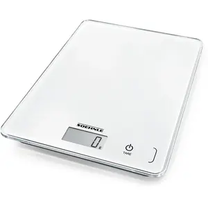 Comparateur de prix : Balance de cuisine électronique 5kg - 1g blanche - 0861501 - SOEHNLE