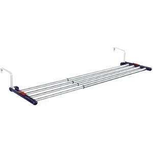 Leifheit Quartett Duo Rangement mural Noir, Acier inoxydable pas cher