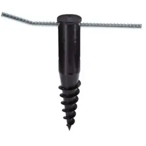LEIFHEIT Douille de fixation métal - Ø50 mm - Avec barre à visser pas cher