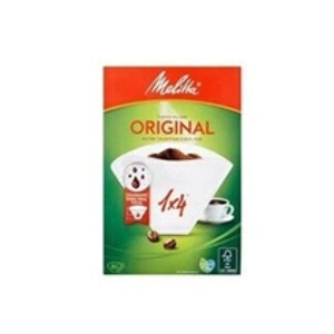 Melitta papier filtre à café 1 x 4 authentique, blanc, lot de 80 pas cher