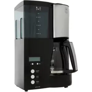 Comparateur de prix : Melitta Melitta Optima Timer - Cafetière - 8 tasses - inox brossé/noir