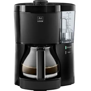 Comparateur de prix : Cafetiere - Melitta - Look V Glass 1025-02 - 1080 W - 1,25 L - Noir